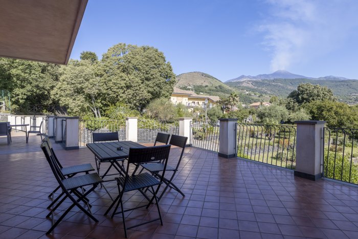 Terrazza panoramica della villa
